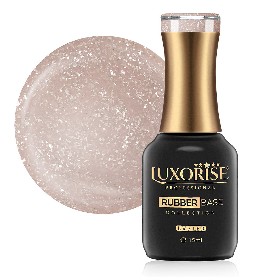 Rubber Base LUXORISE Glamour Collection - Golden Moments 15ml-Rubber Base > Rubber Base LUXORISE 15ml