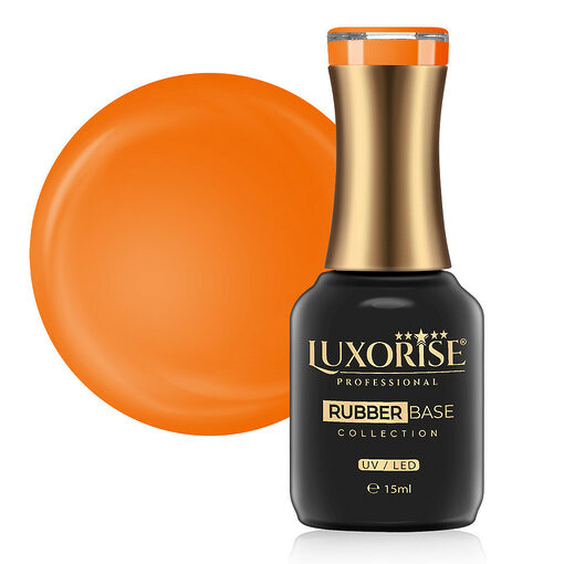 Rubber Base LUXORISE Neon City Collection - Orange 15ml-Rubber Base > Rubber Base LUXORISE 15ml