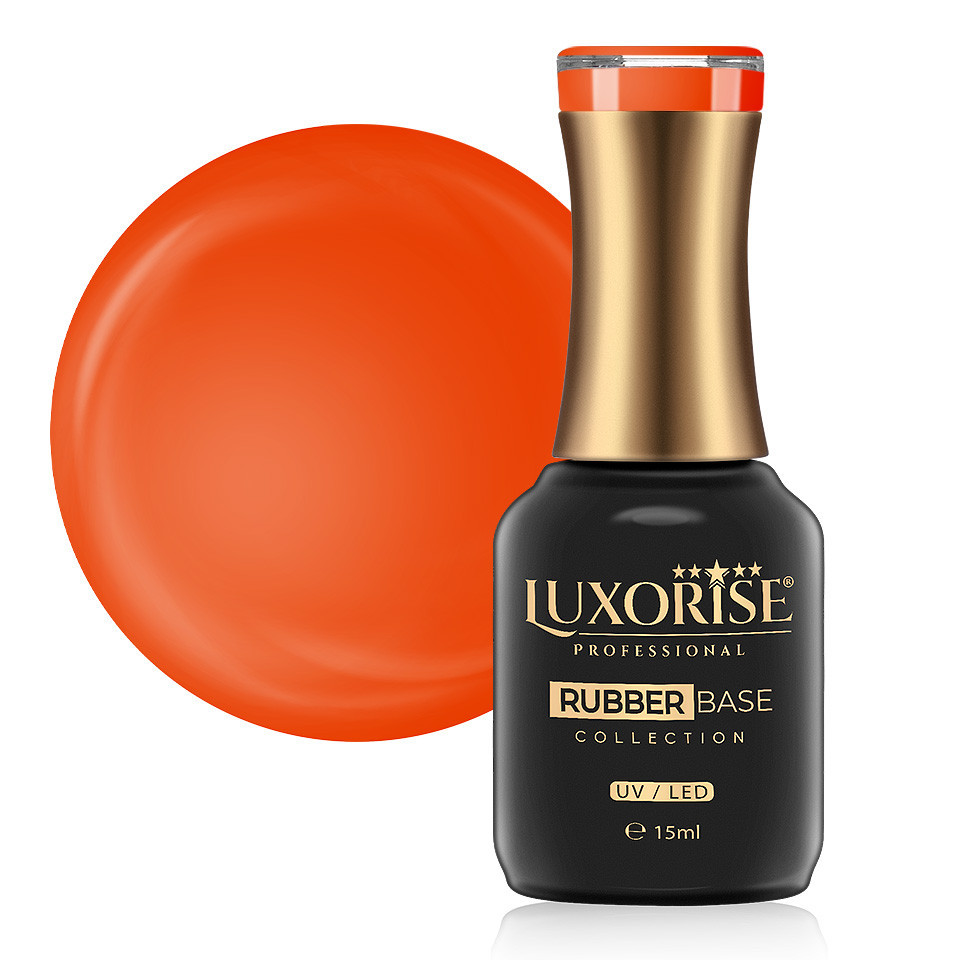 Rubber Base LUXORISE Neon City Collection - Ruby Red 15ml-Rubber Base > Rubber Base LUXORISE 15ml
