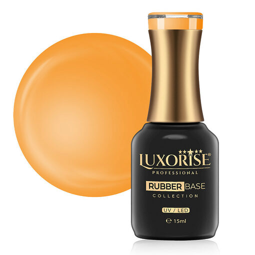Rubber Base LUXORISE Neon City Collection - Tangerine 15ml-Rubber Base > Rubber Base LUXORISE 15ml