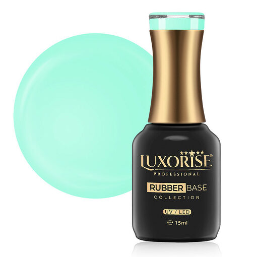 Rubber Base LUXORISE Neon City Collection - Turquoise 15ml-Rubber Base > Rubber Base LUXORISE 15ml