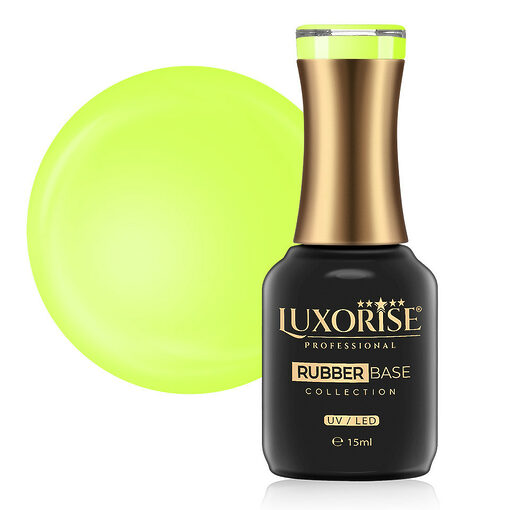 Rubber Base LUXORISE Neon City Collection - Yellow 15ml-Rubber Base > Rubber Base LUXORISE 15ml