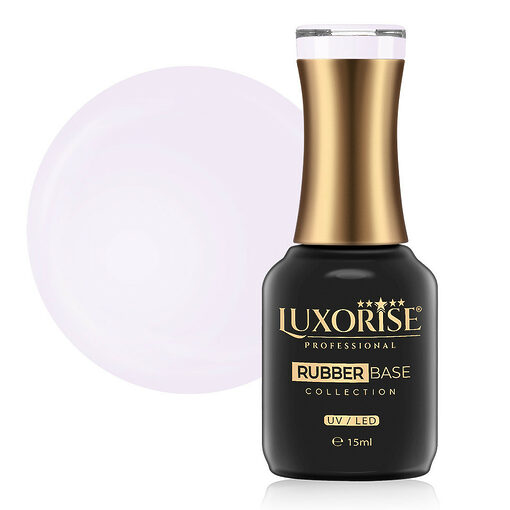 Rubber Base LUXORISE Pastel Collection - Milky Lilac 15ml-Rubber Base > Rubber Base LUXORISE 15ml