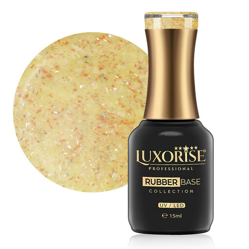 Rubber Base LUXORISE Sparkling Collection - Mango Sprinkles 15ml-Rubber Base > Rubber Base LUXORISE 15ml