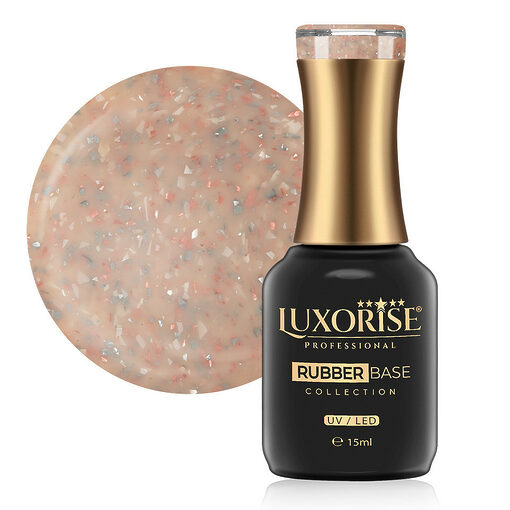 Rubber Base LUXORISE Sparkling Collection - Royal Candy 15ml-Rubber Base > Rubber Base LUXORISE 15ml