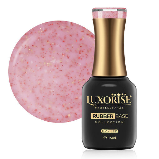 Rubber Base LUXORISE Sparkling Collection - Strawberry Frosting 15ml-Rubber Base > Rubber Base LUXORISE 15ml