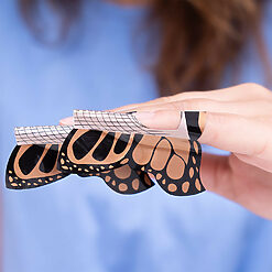 Sabloane Constructie Unghii LUXORISE Fluture 500 buc 2