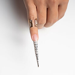 Sabloane Constructie Unghii LUXORISE Soft Stiletto Gold 500 buc 6