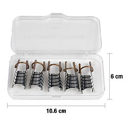 Sabloane Unghii Refolosibile SensoPRO Milano Set 5 buc Silver 3