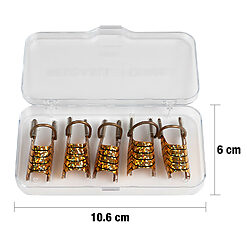 Sabloane Unghii Reutilizabile SensoPRO Milano Set 5 buc Gold 6