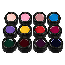 Set 12 Geluri UV Colorate Pure Colours Collection