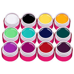Set 12 Geluri UV Colorate SensoPRO Milano - Color Joy Collection-Geluri UV  data-eio=