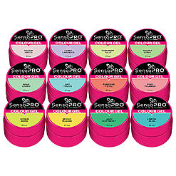 Set 12 Geluri UV Colorate SensoPRO Milano Forever Young Collection 2