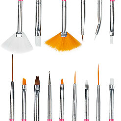 Set 15 Pensule Manichiura SensoPRO Milano Soft Pink 2 1