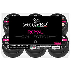 Set 6 Geluri UV Colorate Royal Collection SensoPRO Milano 2