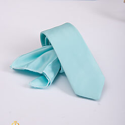 Set Cravata si batista bleu - CV911-Accesorii