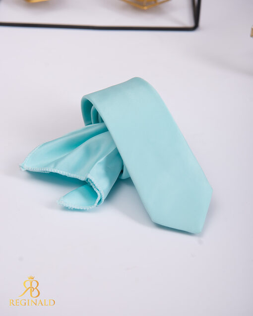 Set Cravata si batista bleu - CV911-Accesorii