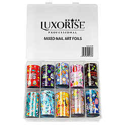 10 buc-Nail Art > Folii Transfer Unghii