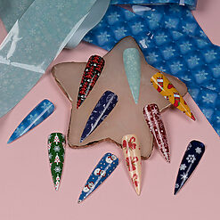 10 buc-Nail Art > Ornamente Unghii Craciun