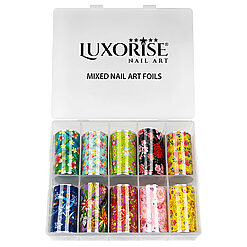 Set Folii Transfer LUXORISE Flower Lady 10 buc 2