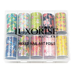 Set Folii Transfer LUXORISE Flower Lady 10 buc 3