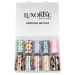 10 buc-Nail Art > Folii Transfer Unghii