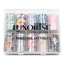 Set Folii Transfer LUXORISE Flower Whisper 10 buc 2