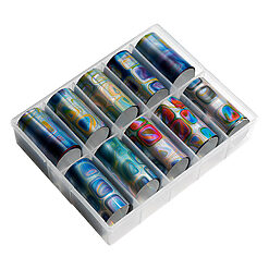 10 buc-Nail Art > Folii Transfer Unghii