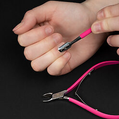 Set Manichiura Pedichiura Cleste Unghii si Instrument Cuticule SensoPRO Milano Pink 2