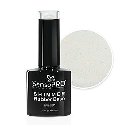 Shimmer Rubber Base SensoPRO Milano - #17 Glimmer Prosecco