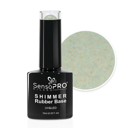 Shimmer Rubber Base SensoPRO Milano - #39 Sprinkled Spectacle