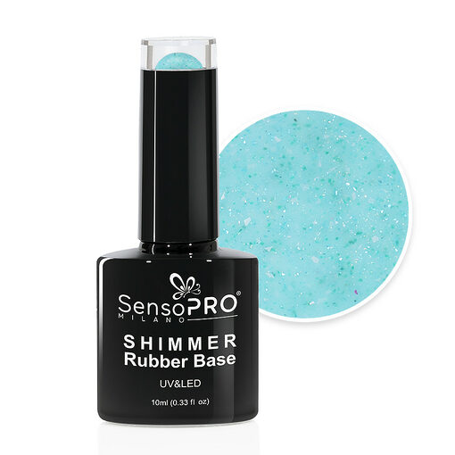 Shimmer Rubber Base SensoPRO Milano - #46 Speckled Sensation