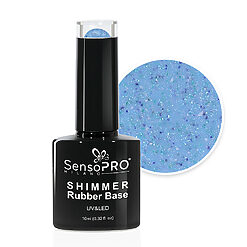 Shimmer Rubber Base SensoPRO Milano - #52 Spoty Sky