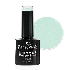 Shimmer Rubber Base SensoPRO Milano - #53 Vanilla Sparkles