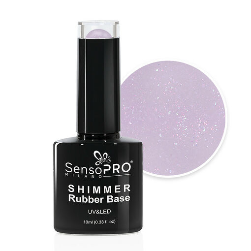 Shimmer Rubber Base SensoPRO Milano - #68 Nude Galaxy