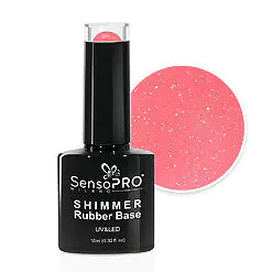 Shimmer Rubber Base SensoPRO Milano - #72 Glazed Ginger