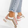 Sneakers dama Viktorya albi V3-Sneakers dama-69 lei