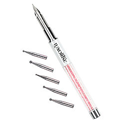 Stilou Nail Art Pictura Unghii cu Penita 5 Punctatoare LUXORISE Crystal Pink 2