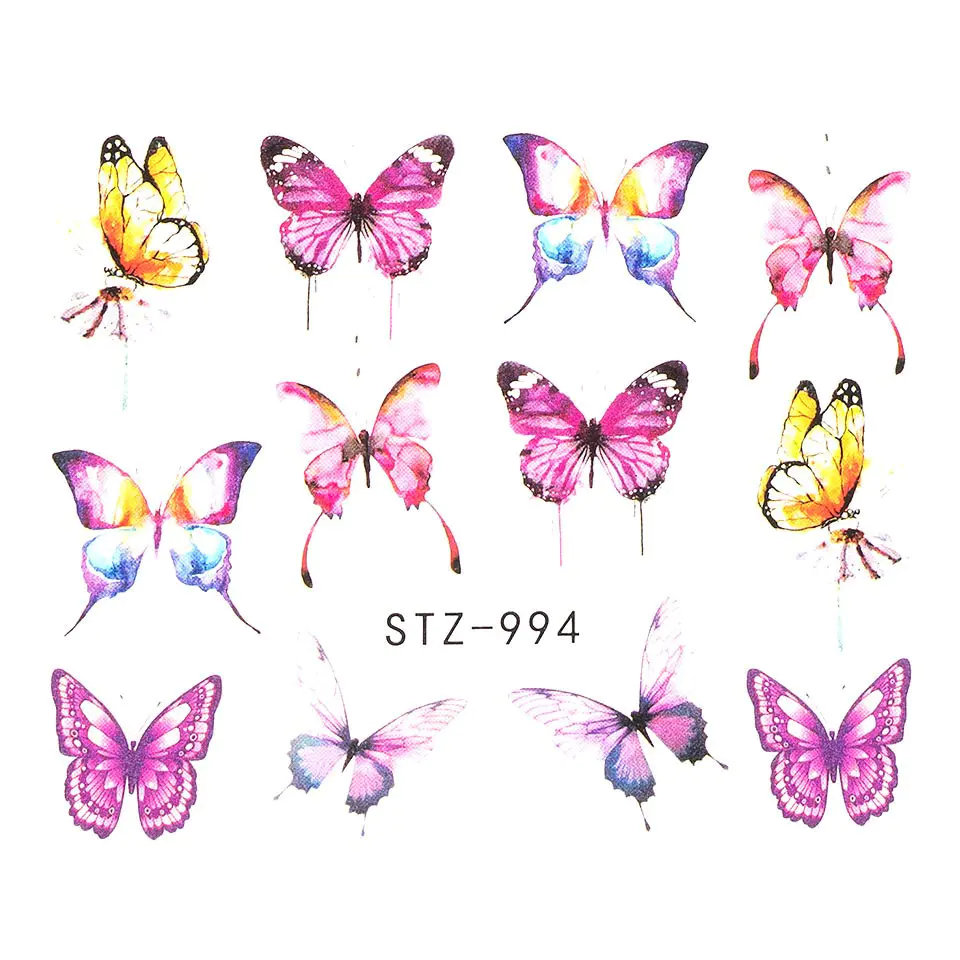 Tatuaj Unghii LUXORISE Butterfly Burst