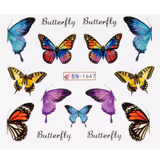 Tatuaj Unghii LUXORISE Butterfly Sky