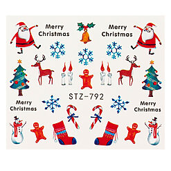 STZ-792-Nail Art > Ornamente Unghii Craciun