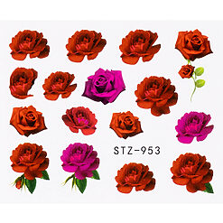 Tatuaj Unghii LUXORISE Flower Rose