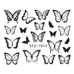 Tatuaj Unghii LUXORISE Simple Butterfly Song