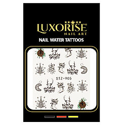 Tatuaj Unghii LUXORISE Simple Holiday Glam STZ 905 2