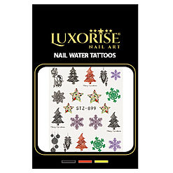 Tatuaj Unghii LUXORISE Simple Holiday Wonder STZ 899 2