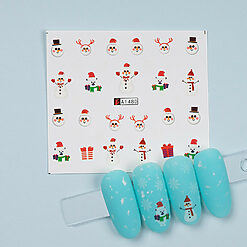 Tatuaj Unghii LUXORISE Snowmen Funny A1480 1
