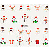 Tatuaj Unghii LUXORISE Snowmen Funny