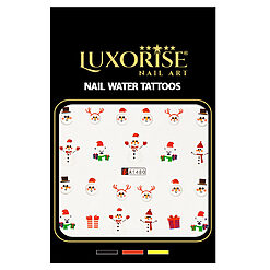 Tatuaj Unghii LUXORISE Snowmen Funny A1480 2