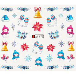 A1470-Nail Art > Ornamente Unghii Craciun