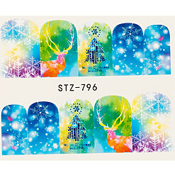 STZ-796-Nail Art > Ornamente Unghii Craciun